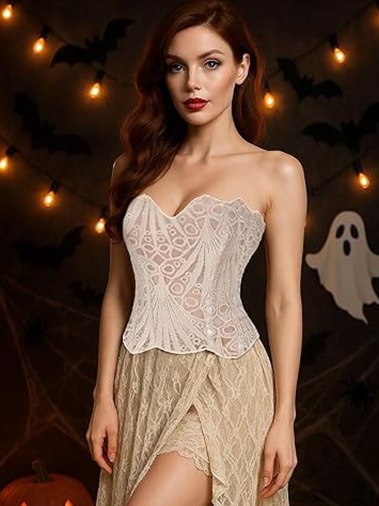 Lace Female Corset Top Women C - Cami Top Lace のレビューと価格