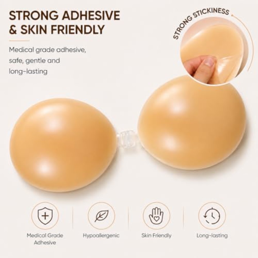 Hasimor Sticky Bra Ultra Thin  - Strapless Bra Backless のレビューと価格