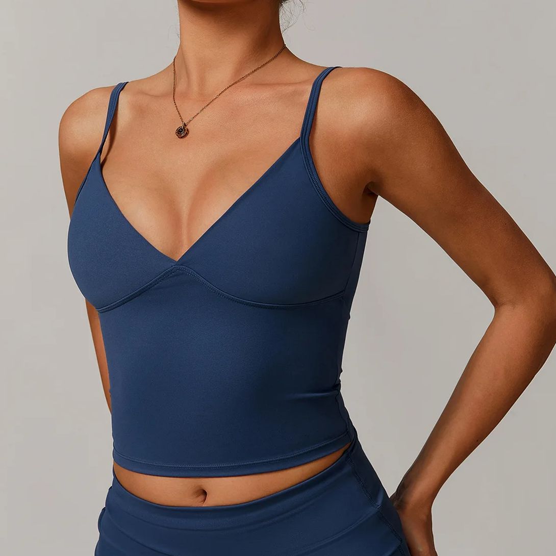 Breathable Sports Bra Fitness  - Sports Bra High Impact のレビューと価格