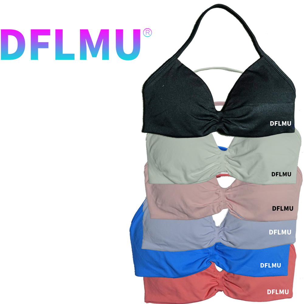 DFLMU Women Halter Sports Bra  - Sports Bra High Impact のレビューと価格