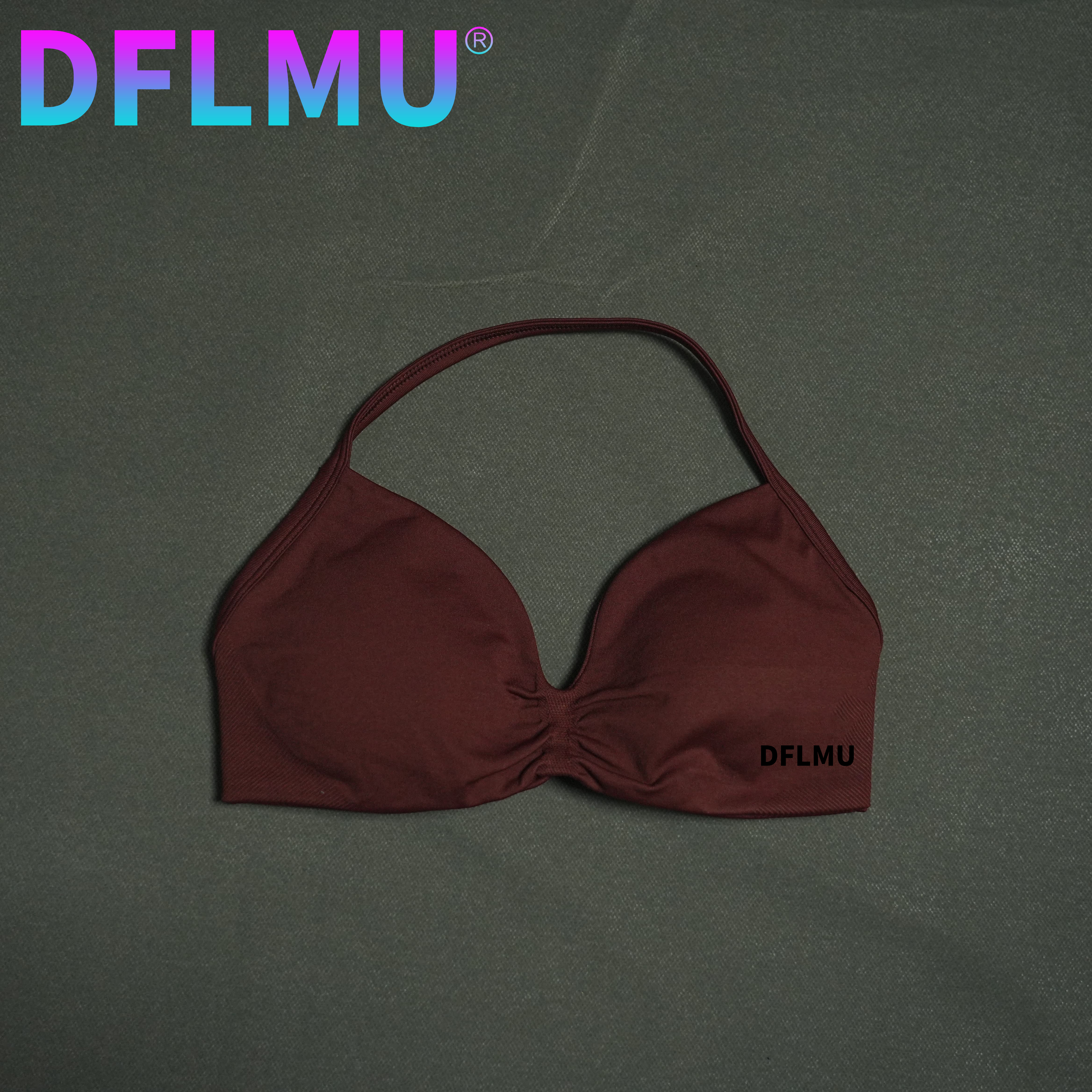 DFLMU Women Halter Sports Bra  - Sports Bra High Impact のレビューと価格