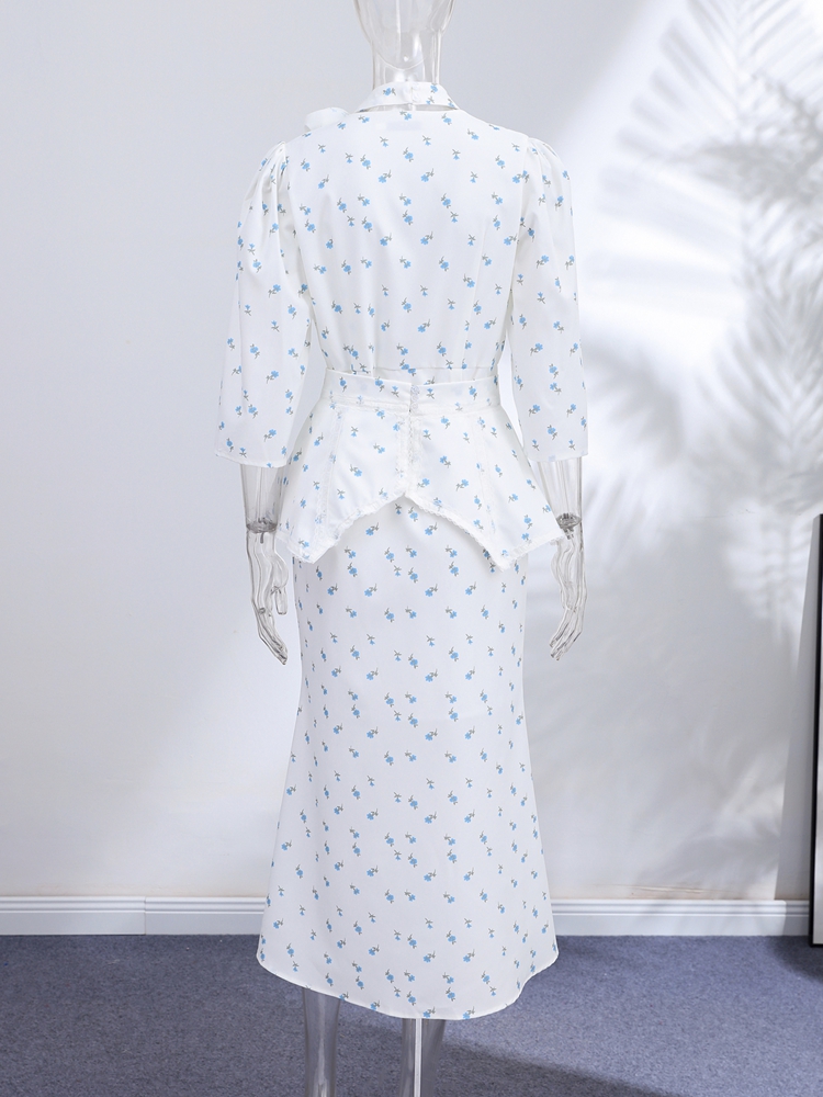 Elegant Women Floral Dress Dar - Corset Waist Cinch のレビューと価格