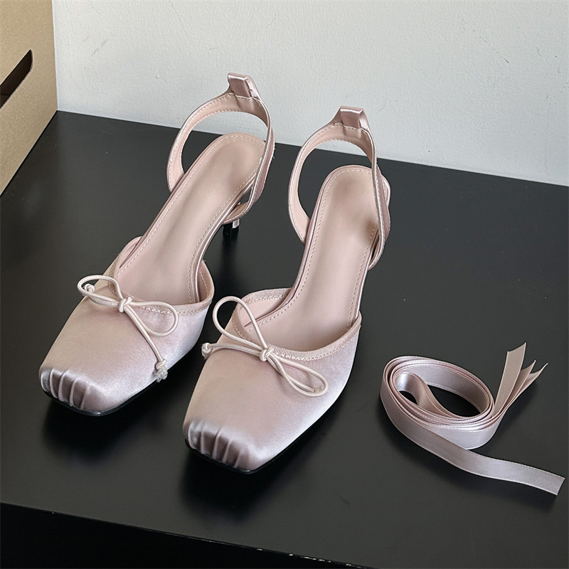 Eilyken Street Style Thin Heel - Slip Dress Satin のレビューと価格