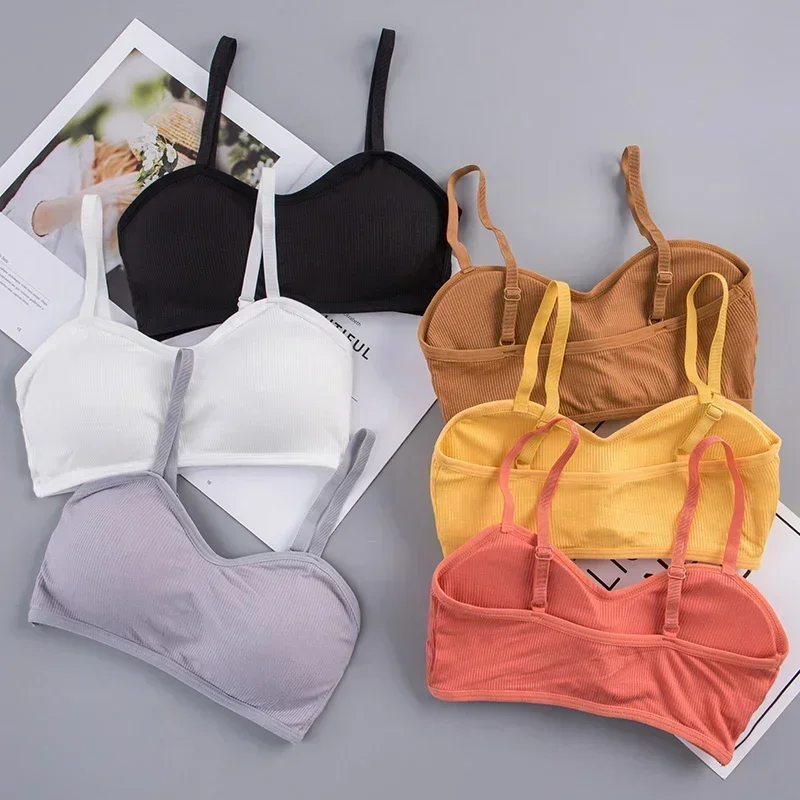 Bralette Wireless Ribbed Crop  - Bralette Wireless Soft のレビューと価格