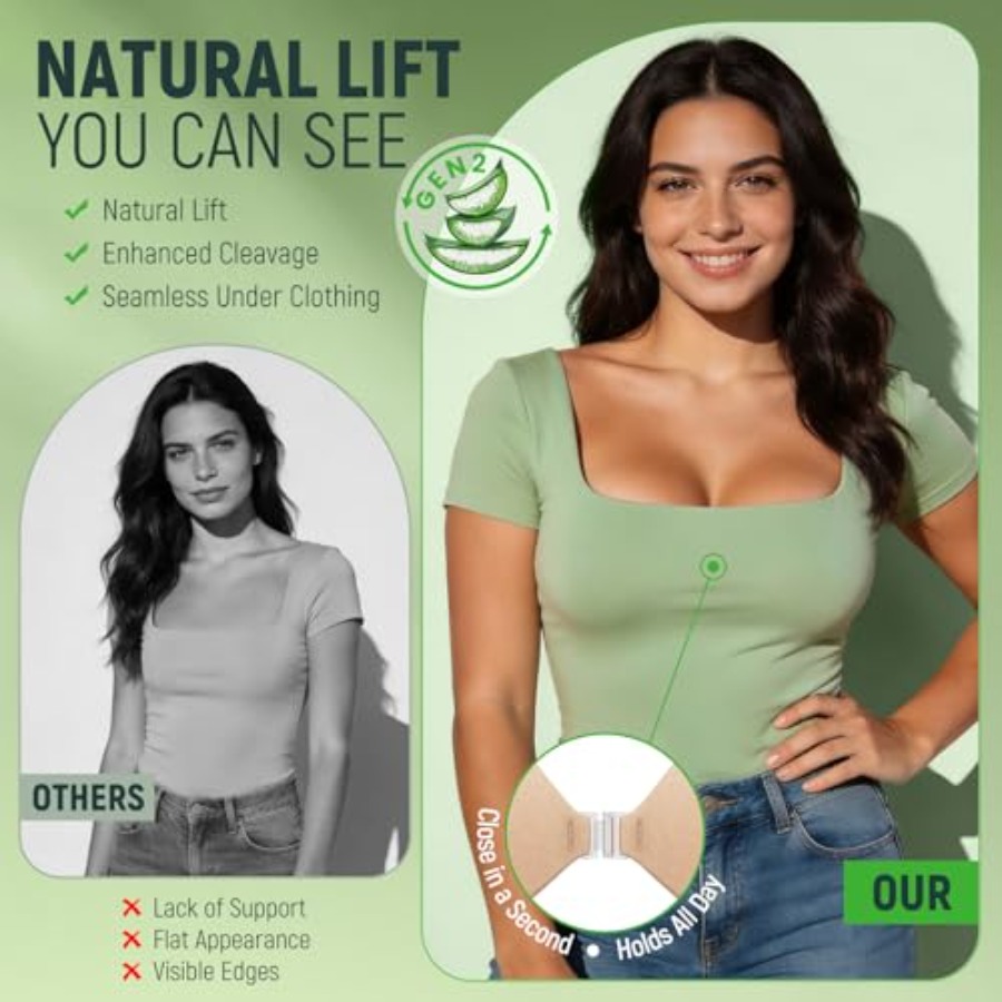 Ultra Invisible Sticky Bra Pus - Strapless Bra Backless のレビューと価格