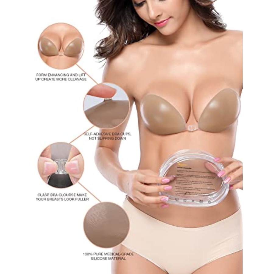 Wingslove Sticky Adhesive Bra  - Strapless Bra Backless のレビューと価格
