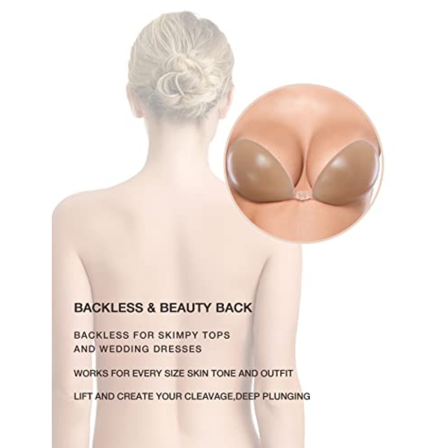 Wingslove Sticky Adhesive Bra  - Strapless Bra Backless のレビューと価格