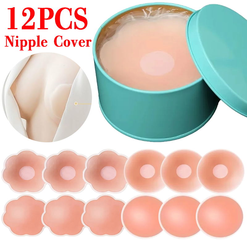 6/12PCS Invisible Self Adhesiv - Silicone Bra Adhesive のレビューと価格