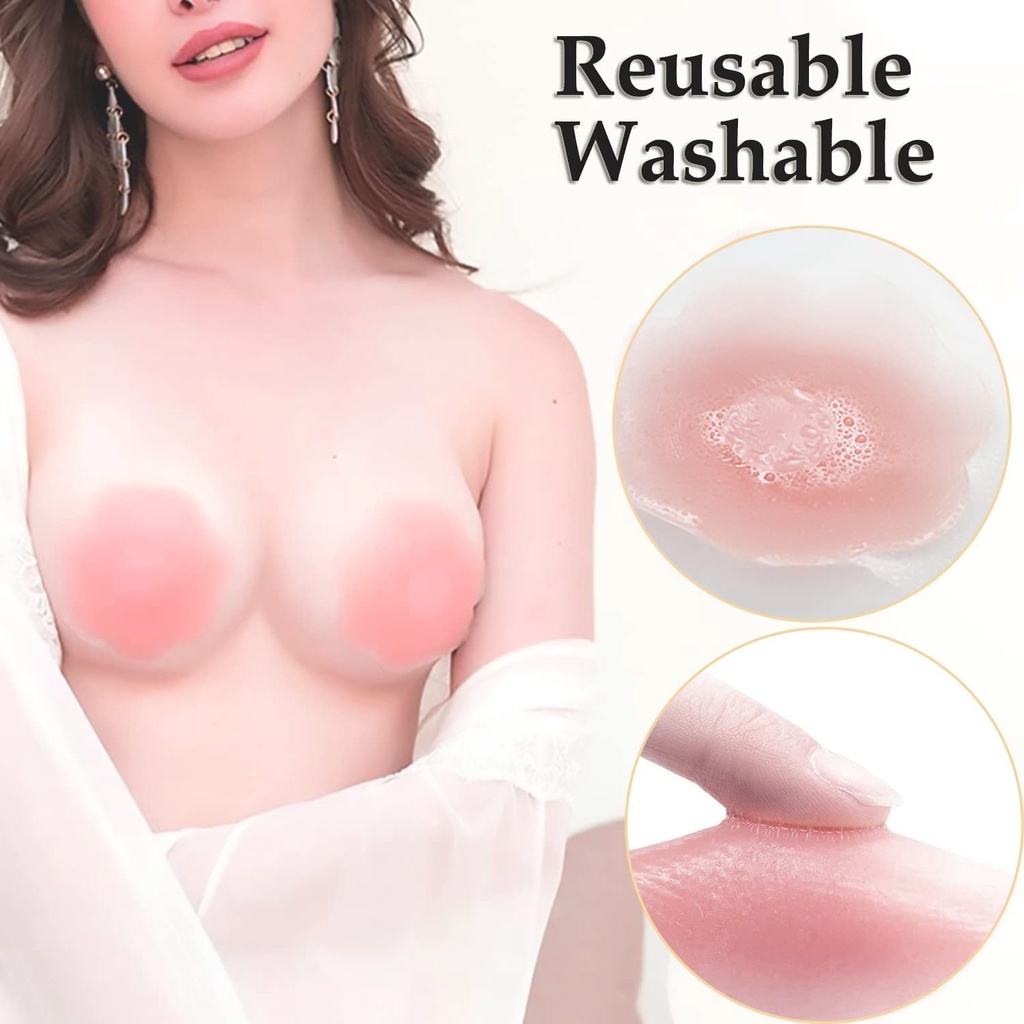 6/12PCS Invisible Self Adhesiv - Silicone Bra Adhesive のレビューと価格