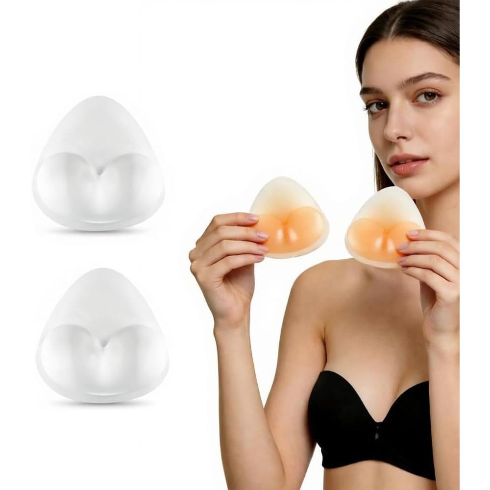 Silicone Bra Inserts, Triangle - Push Up Bra Padded のレビューと価格