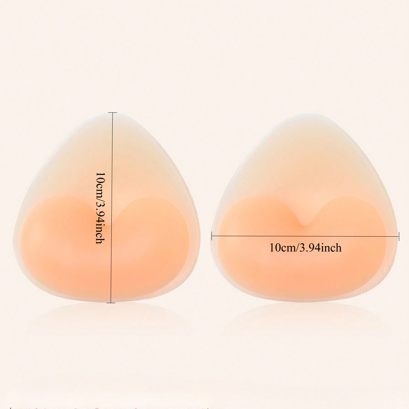 Silicone Bra Inserts, Triangle - Push Up Bra Padded のレビューと価格