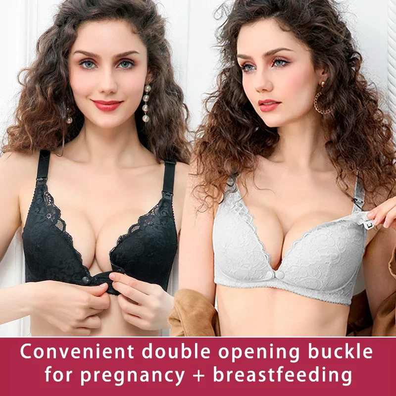 Maternity Lace Trim Nursing Br - Nursing Bra Sleep のレビューと価格