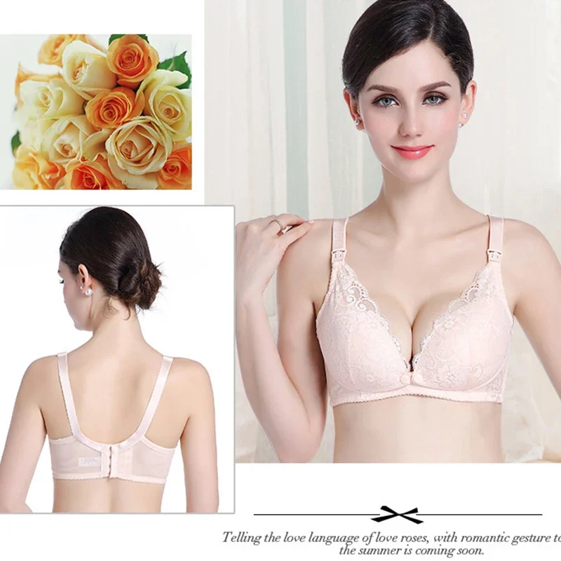 Maternity Lace Trim Nursing Br - Nursing Bra Sleep のレビューと価格